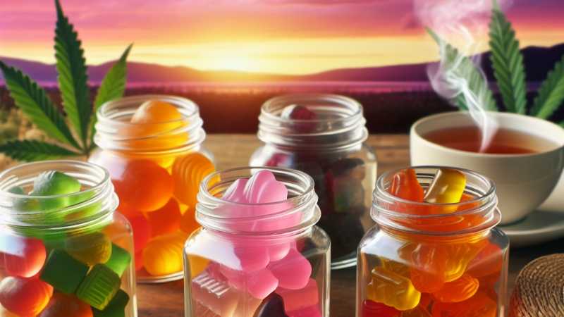 6 Best CBD Gummies of 2023: Unwind and Relax with These Delicious Edibles - Leafly, Concept art for illustrative purpose, tags: die besten cbd-gummis 2024 und - Monok